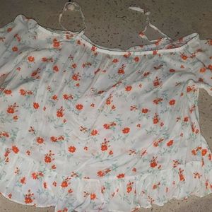 Off the shoulder Route 66 shirt